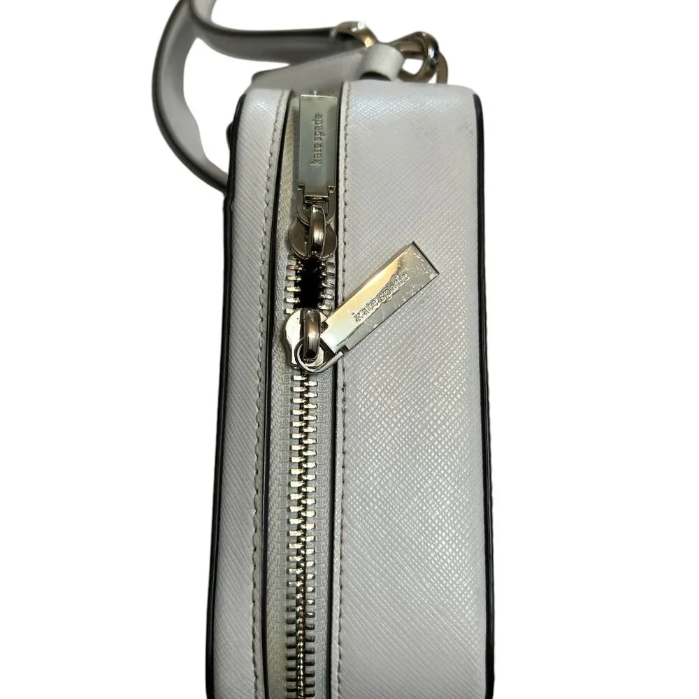 kate spade Women's Daisy Vanity Crossbody White Leather - Picture 5 of 10